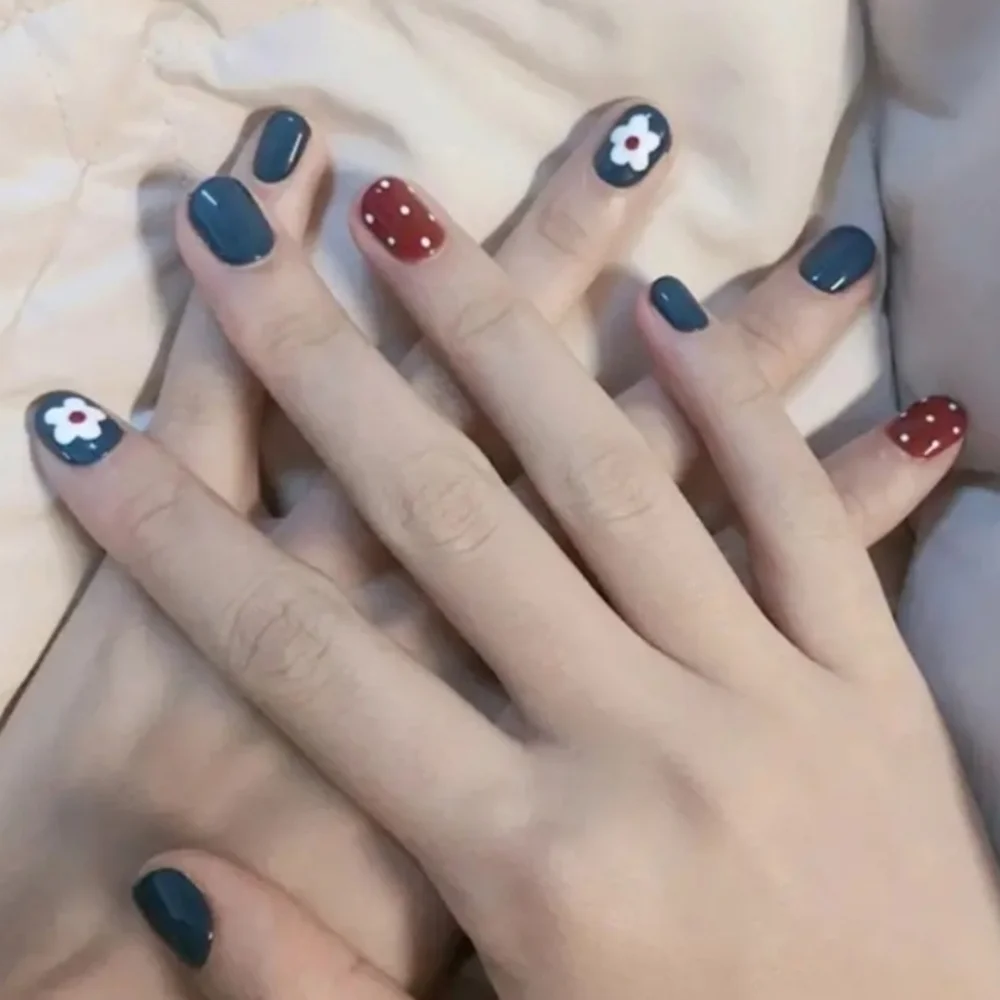 2/$16 Floral & Polka-dots Press On Nails